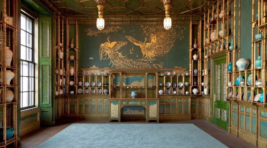 Foto de The Peacock Room, projeto de Thomas Jeckyll e James McNeill Whistler.