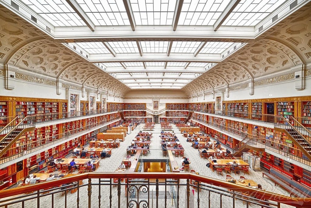 Biblioteca Mitchell, projeto de William Whitie (1906). Foto: GlasgowLife