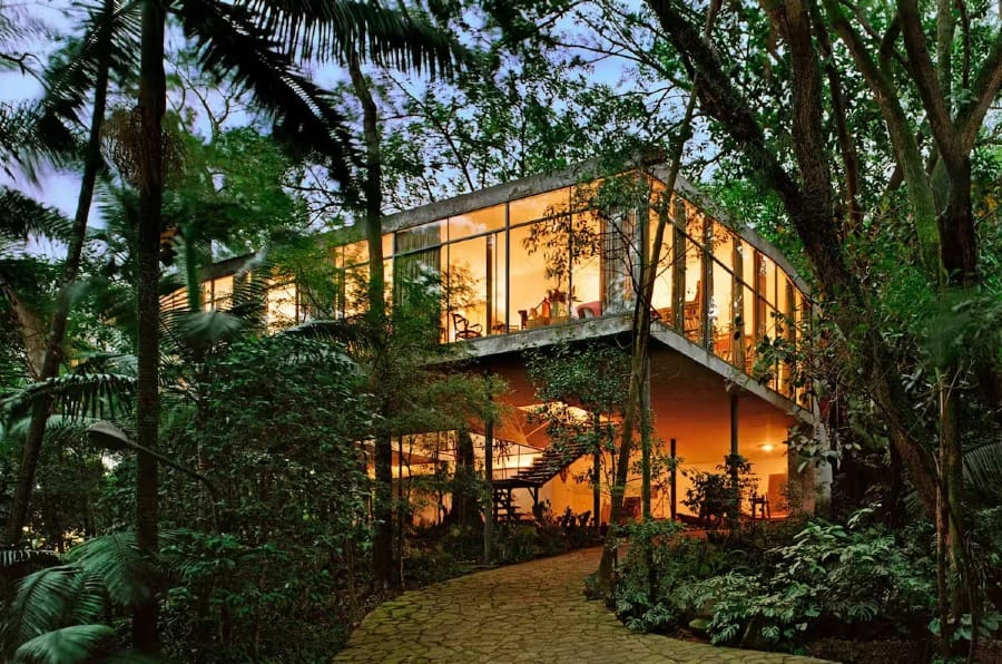 Foto da Casa de Vidro | Lina Bo Bardi