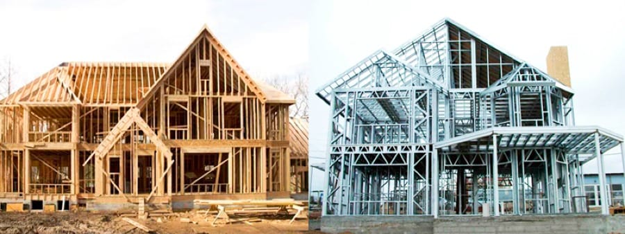 Diferenças entre Wood Frame e Steel Frame.