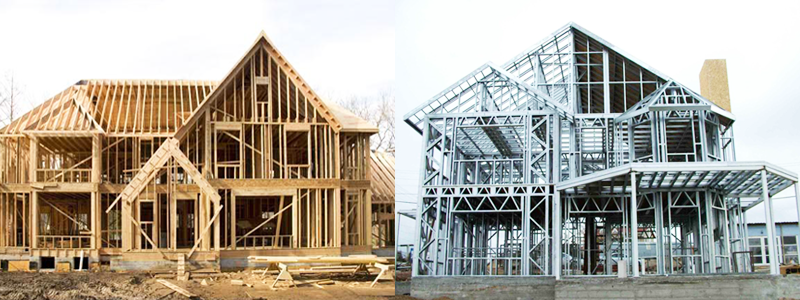 Diferenças entre Wood Frame e Steel Frame.