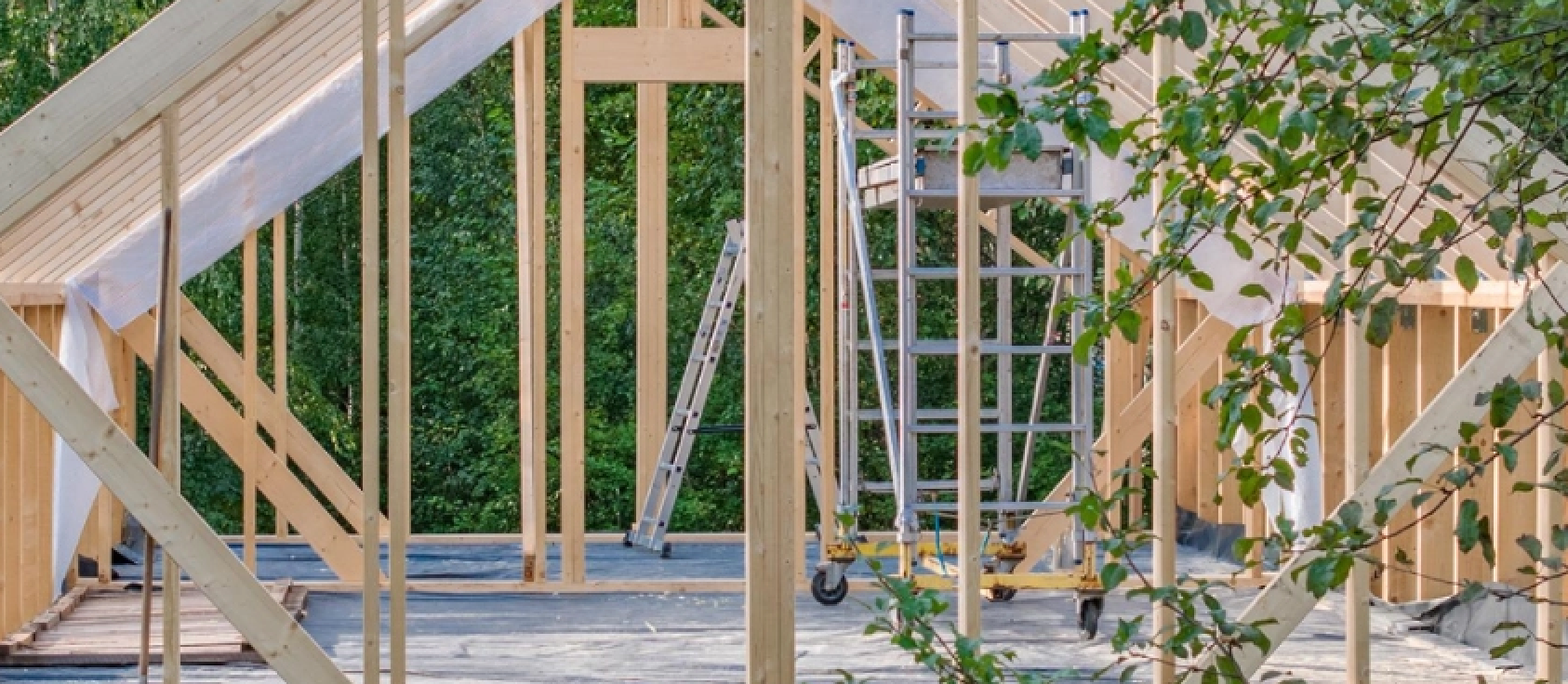 Wood Frame | sistema de construção a seco com estruturas leves de madeira.