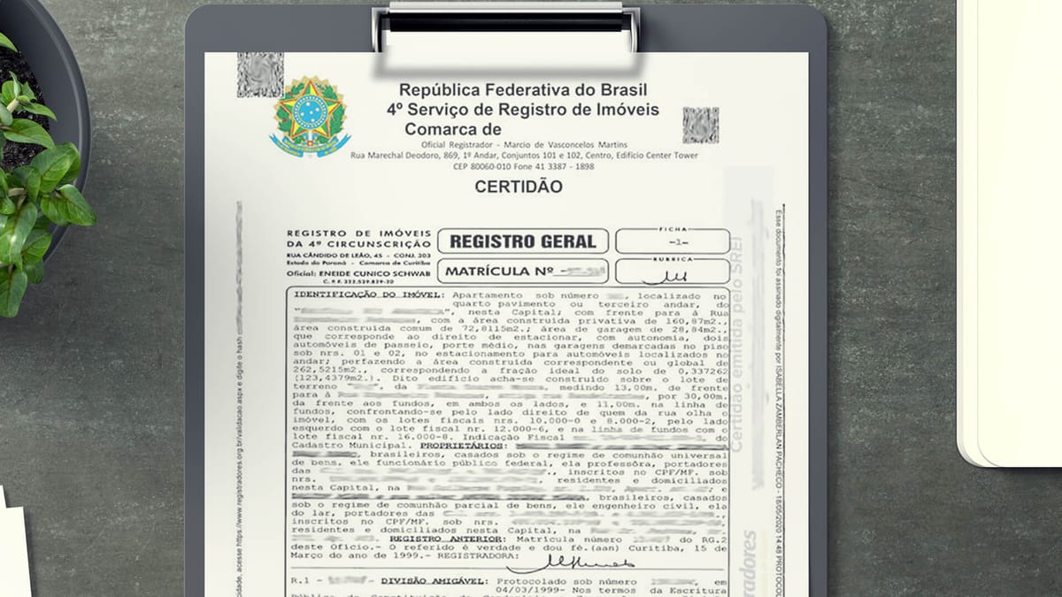 Imóveis na Prática: Certidão de Matrícula de Imóvel